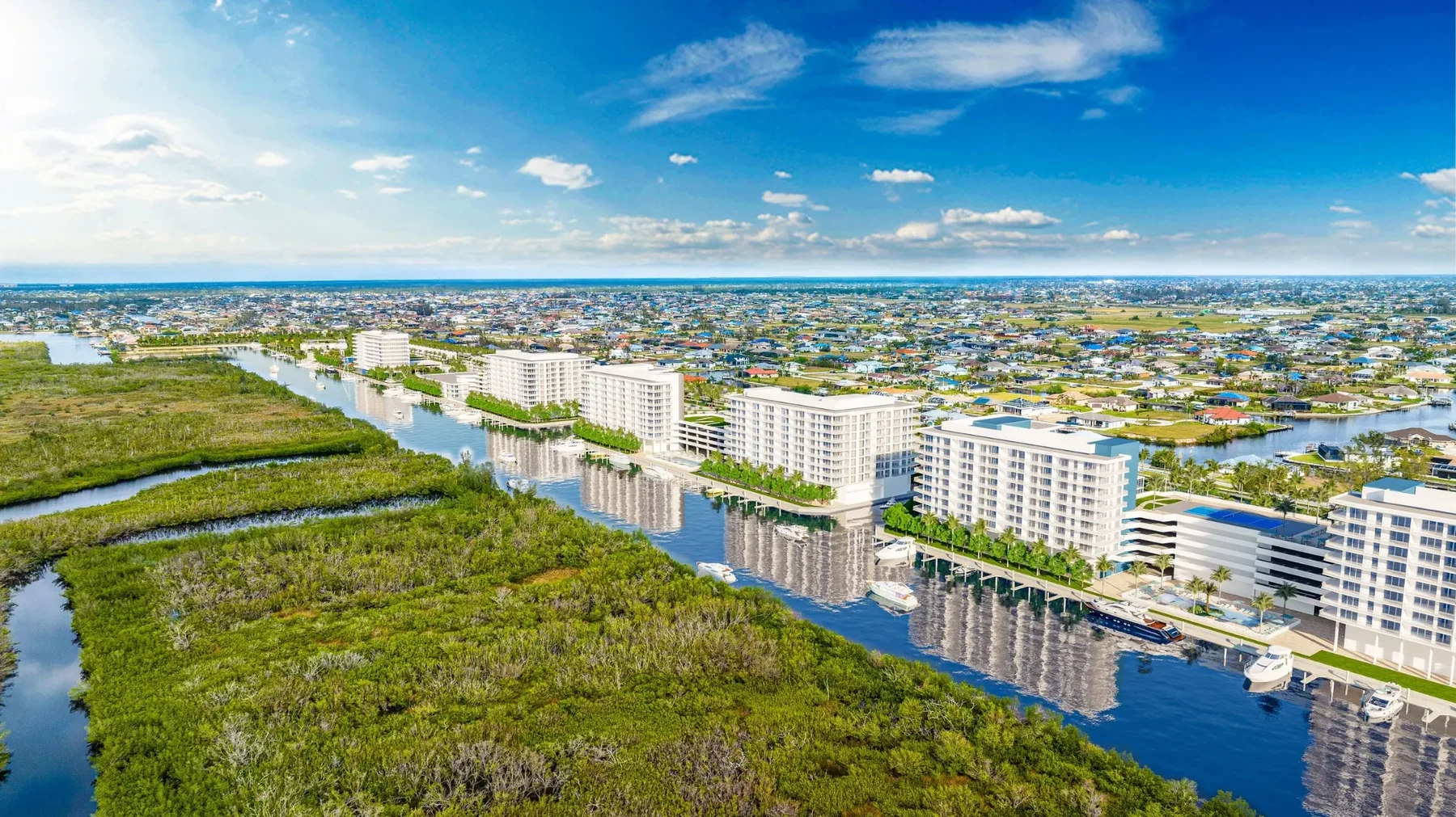 Seven Islands waterfront development rendering